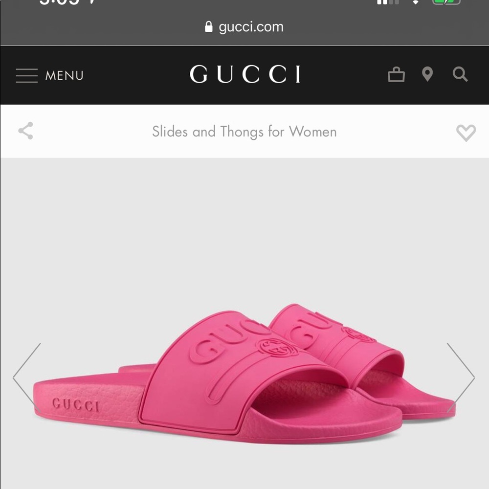 GUCCI SLIDES NEVER WORN W TAG!!!